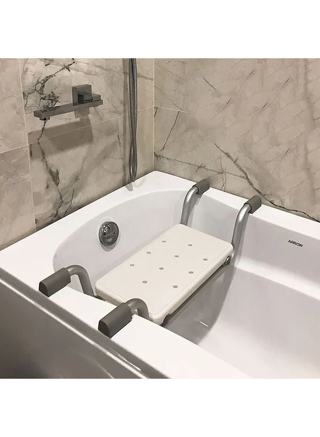 Adjustable Heavy Duty Bathtub Seat For Seniors Non Slip Shower Stool Holds 350 Lbs - Image 1